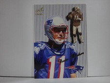 1999 Aurora Pinstripes New England Patriots Football Card #86 Drew Bledsoe
