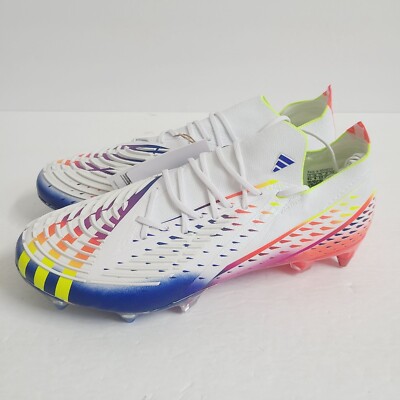 Adidas Predator Edge.1 Low SG Soccer Cleats GW1014 Size 8.5 White