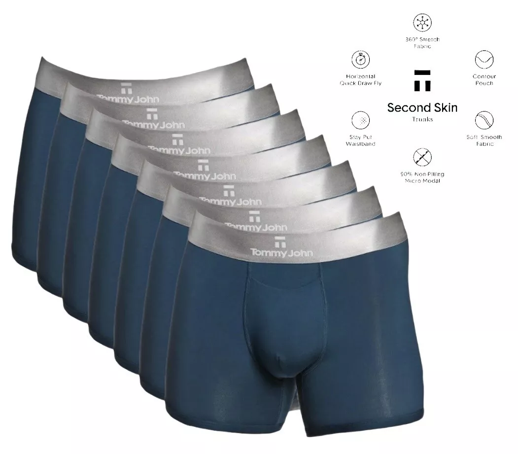 Tommy John Second Skin Underwear Trunks Modal w/ Titanium