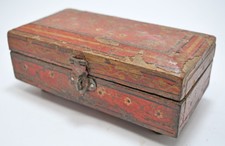 Vintage Wooden Jewellery Storage Box Original...