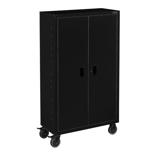 AREBOS 155x90x40 cm Archivador Armario de Oficina | Armario de Suministros Negro - Imagen 11 de 12