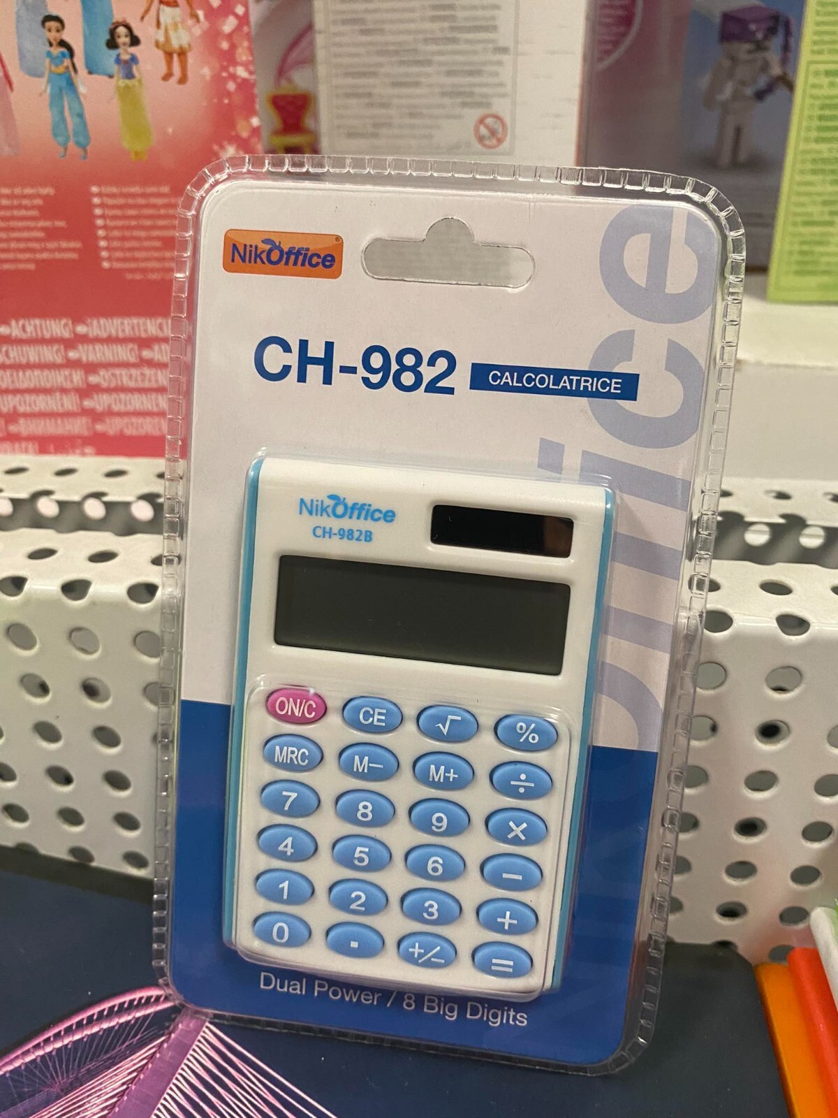 Nobrand – Calcolatrice Tascabile Nik Ch-982 8 Cifre Bls