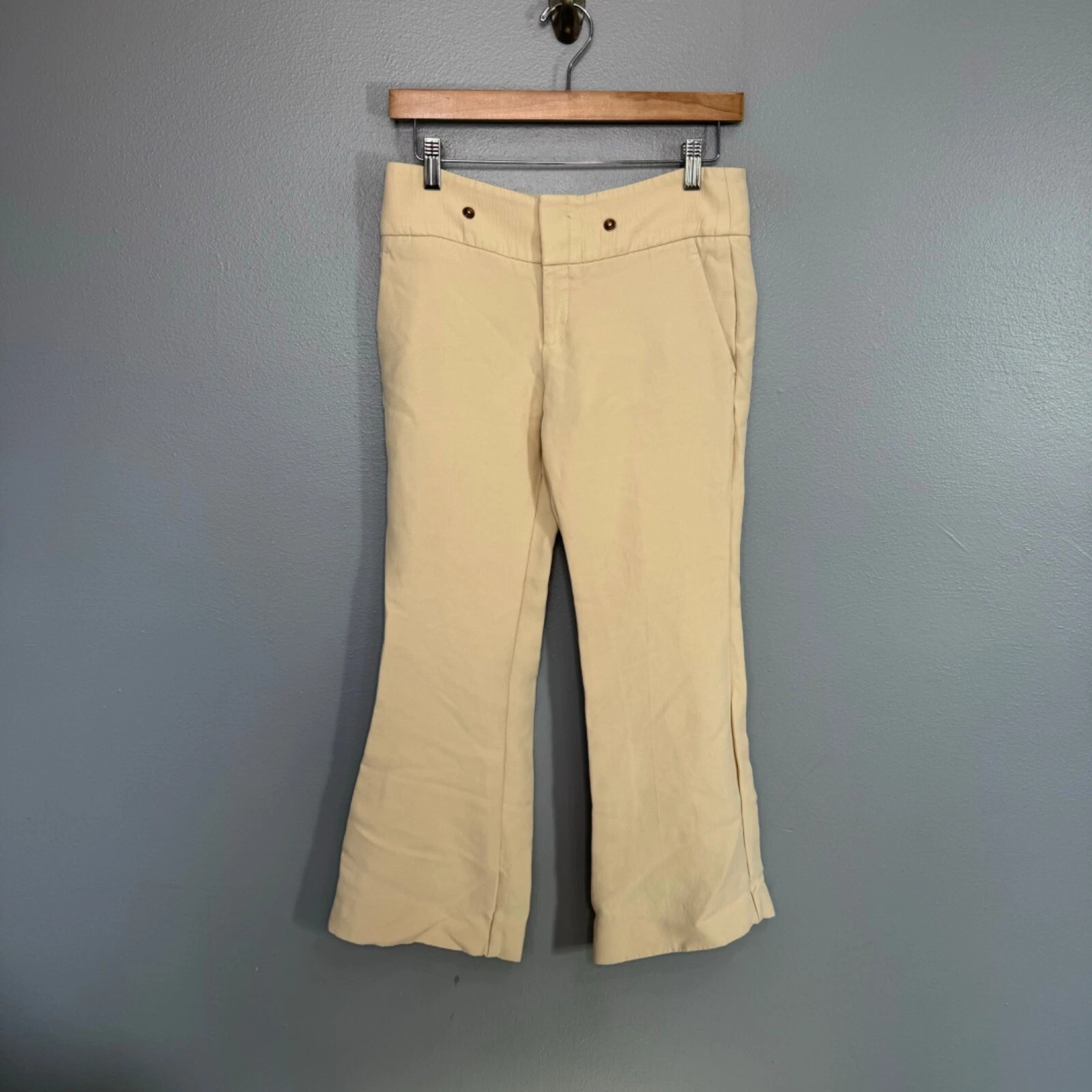 Pantalon crème GUCCI Taille 38 ou US 0/2 DÉFECTUEUX Pantalon de luxe femme créateur