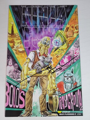 Ninja Funk One Shot #1 Bolos Playground Cover B Riegel Variant Signed JPG W/COA