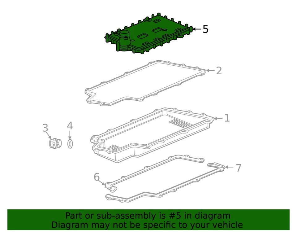 Genuine GM Transmission Oil Filter 24045729 - Image 2 of 4