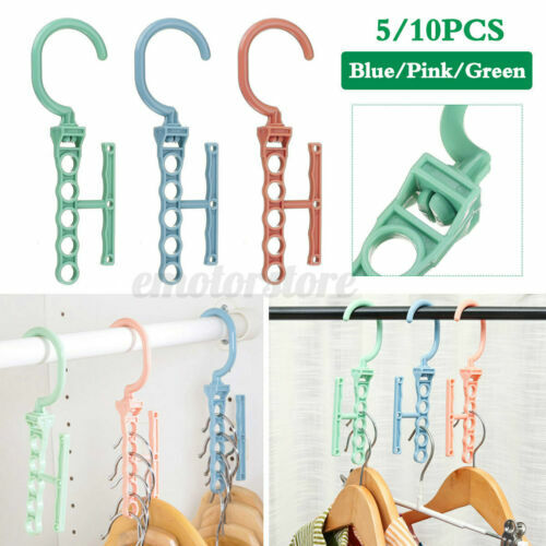 40 Grucce Bambini In Plastica Rosa - Appendiabiti Antiscivolo Con 3 Cinghie - Per Neonati E Bambini 0-4 Anni - Foto 10