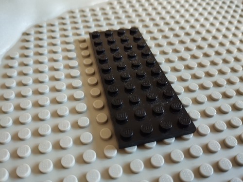 Lego Vintage Plates 4x4 4x6 4x8 4x10 4x12 Light grey blue black etc - Picture 38 of 60