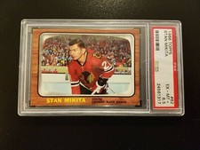1966 Topps # 62 Stan Mikita PSA 6.5 Ex-Mt +++