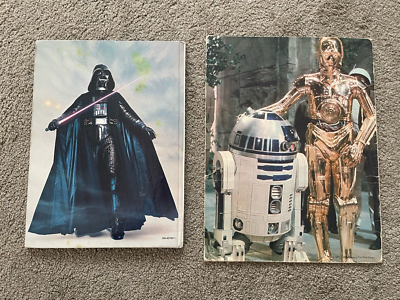 Lot of 2 Star Wars School Folder R2D2 C3PO ESB Mead &1978 Star