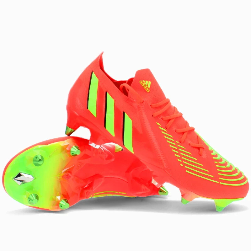 Adidas Predator Edge.1 SG Soccer Cleats Solar Red Orange