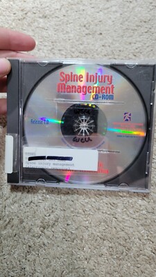 Spine Injury Management CD-ROM National Athletic Trainers Association