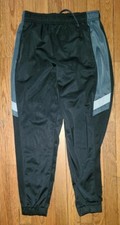 Boys athletic works plastic waste black mesh lounge activewear pants XXL