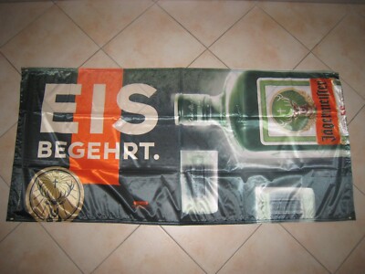 Jägermeister Banner Fahne ''Eis Begehrt''  ca.180 x 80 cm 