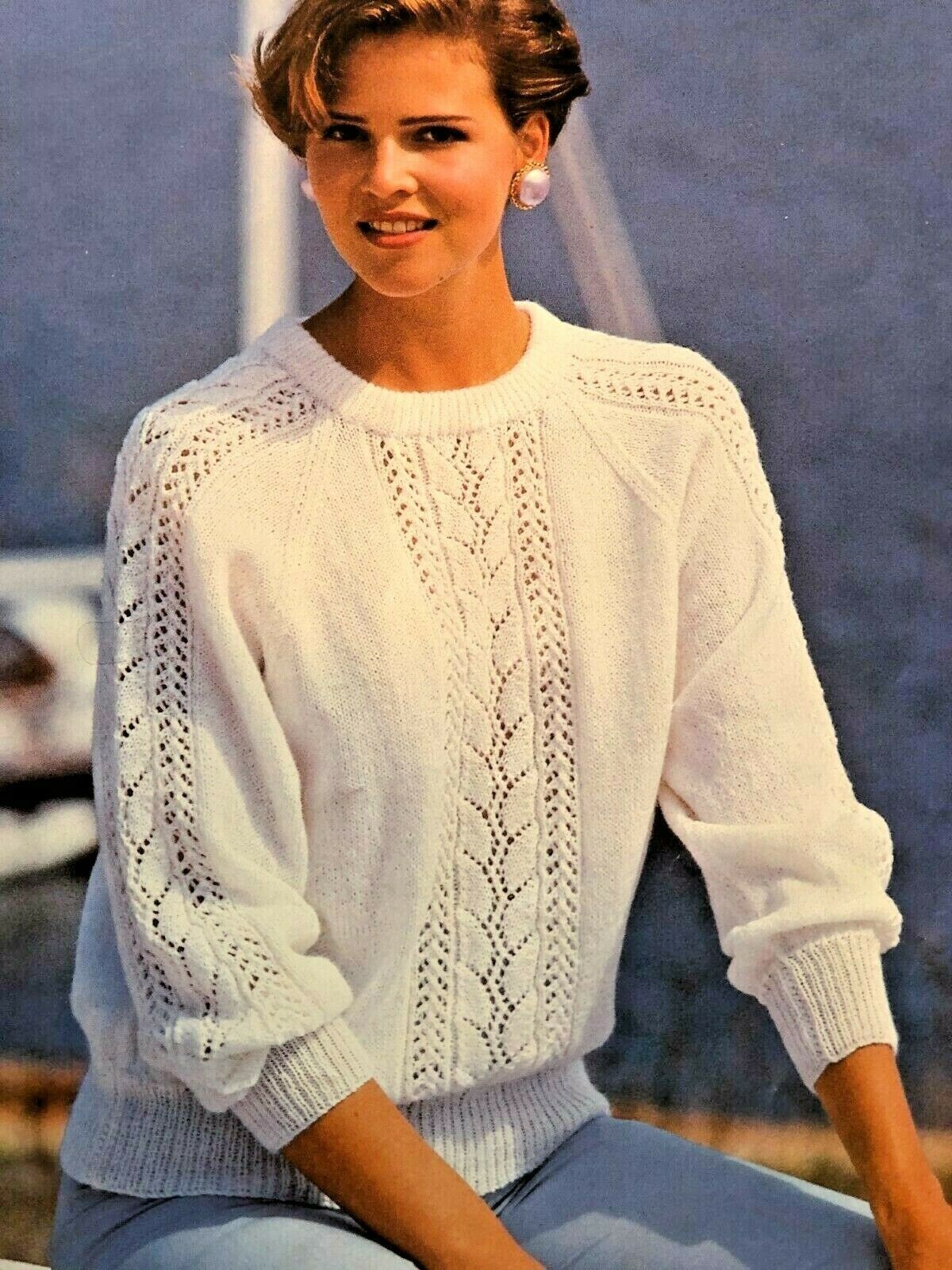 WOMENS LADIES LACE PANEL JUMPER 