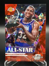 2019-20 Panini Contenders Optic All-Star Aspirations Magic Johnson Red Ice Prizm