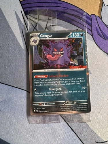 Pokemon TCG Gengar 050/088 Promo Sealed Stamped Gamestop Promo Perfect Order