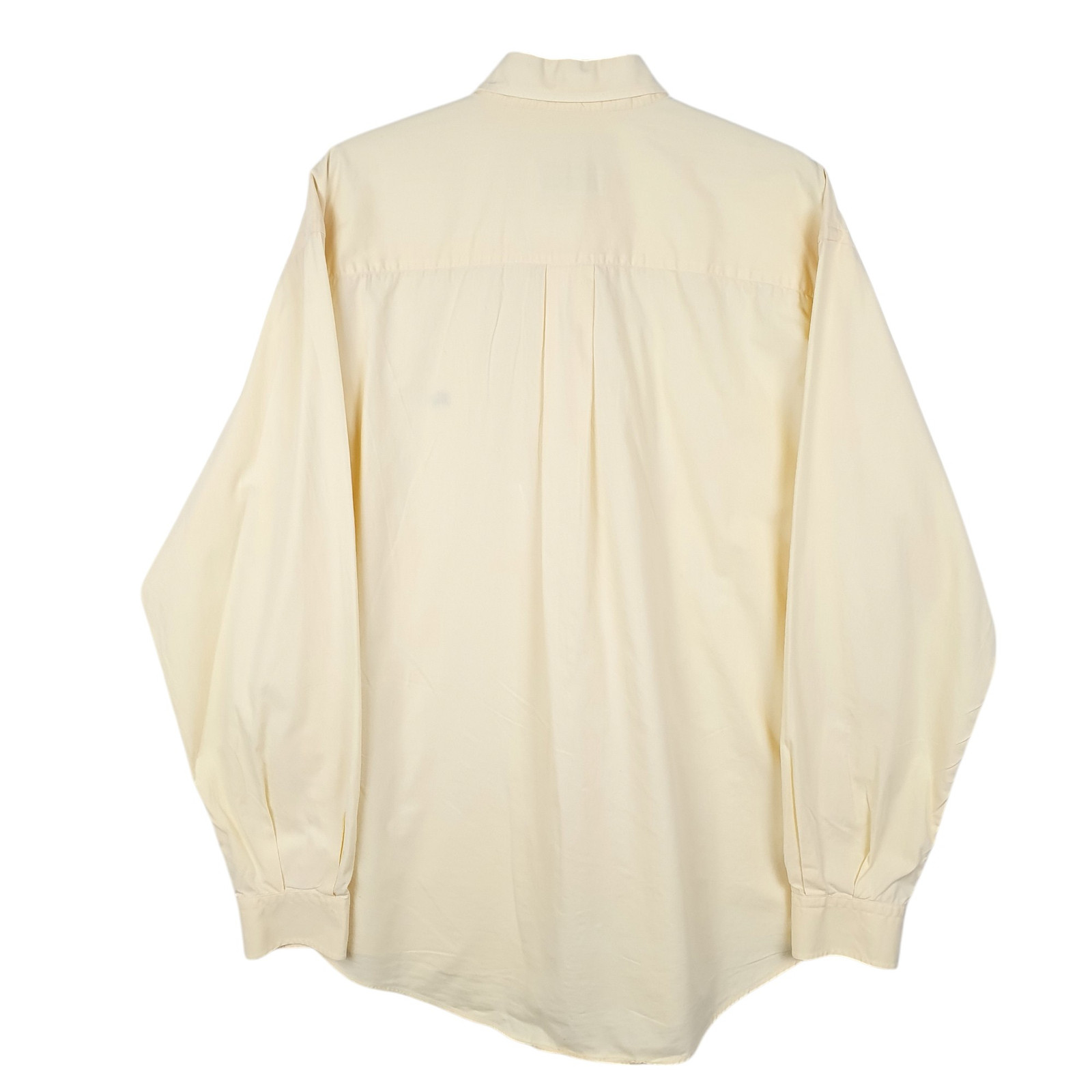 BURBERRY Yellow Shirt Burberrys Of London Long Sleeve Casual Cotton Mens XL image 3