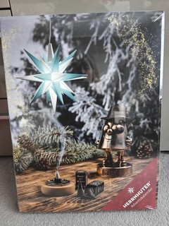 Herrnhuter Adventskalender 2026 | weiß / türkis | NEU