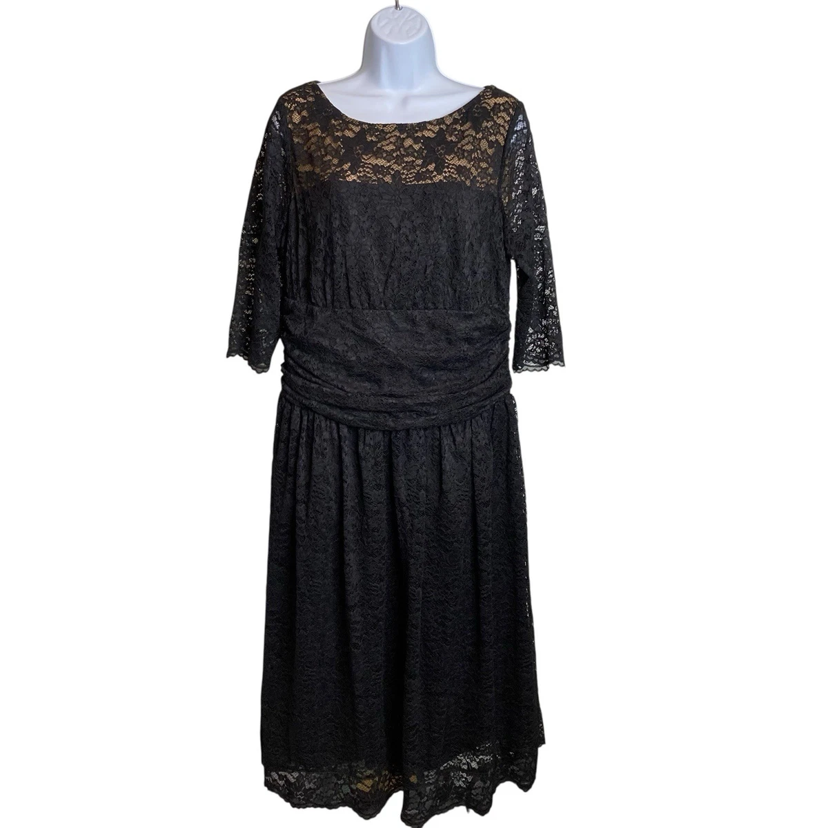 lace jackets over dresses Floral Mesh Lace Dress & Long Jacket Set – Elegant Layered Look Purple / XL