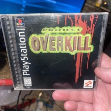 Project Overkill (Sony PlayStation 1, 1996) PS1 CIB w/ Manual Tested Free Ship