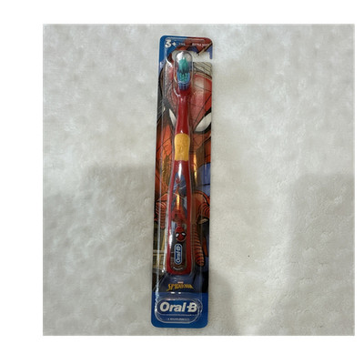 Oral-B Marvel Spider-Man Kids Regular Toothbrush Extra Soft, Tongue Cleaner