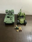 Vintage G.I. Joe AWE Buggy And Wolverine Vehicles With Crankcase Figure ￼