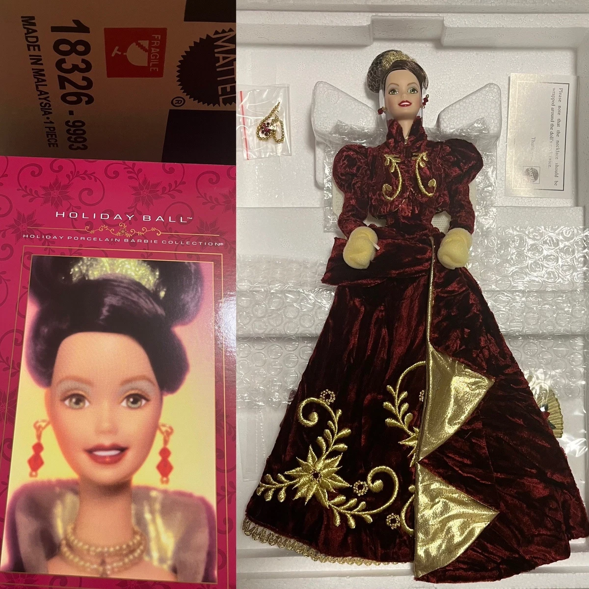 Porcelain Barbie Dolls & Doll Playsets Limited Edition Vintageless