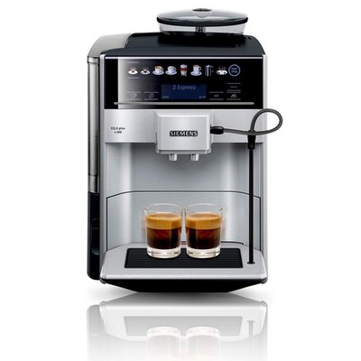 Siemens EQ.6 PLUS S300 Espressomaschine, 1500 W, 15 bar, silber