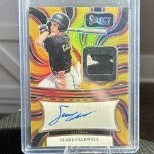 Panini 2025 Select Gold Prizm RPA  Slade Caldwell #AM-SC 01/10 Diamondbacks