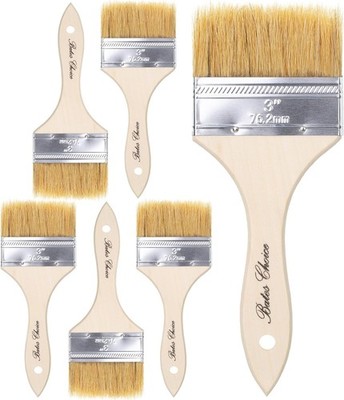 Bates- Chip Paint Brushes, 3 Inch, 6 Pack, Chip Brush, Brushes for Painting,