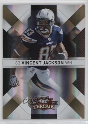 2009 Donruss Threads Century Proof Gold /50 Vincent Jackson #82 v9t