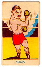 Donaldson trade card SPORTS FAVOURITES 1953 Boxing Ken Shaw #271
