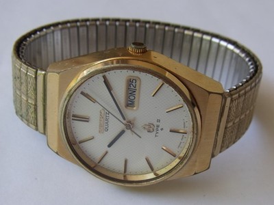 JUNK! SEIKO TYPE II 7546-833E SUWA 1978 SUWA VINTAGE MENS QUARTZ