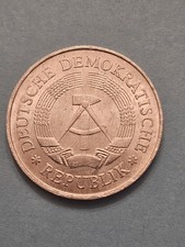 1982 A 🇩🇪 GERMAN DEMOCRATIC REPUBLIC 1  MARK WORLD COIN KM35.2 EXF FREE SHIP 