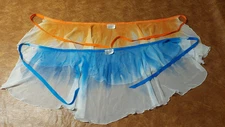 2 Watercolor Dancewear Sheer Wrap Skirts Ballet Cover Up Womens One Size