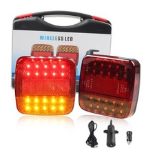 Magnetic Wireless LED Trailer Lights Kit - Rechargeable IP67 Waterproof Tail