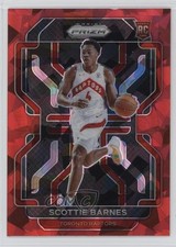 2021-22 Panini Prizm Red Ice Prizm Scottie Barnes #320 Rookie RC 1j4c