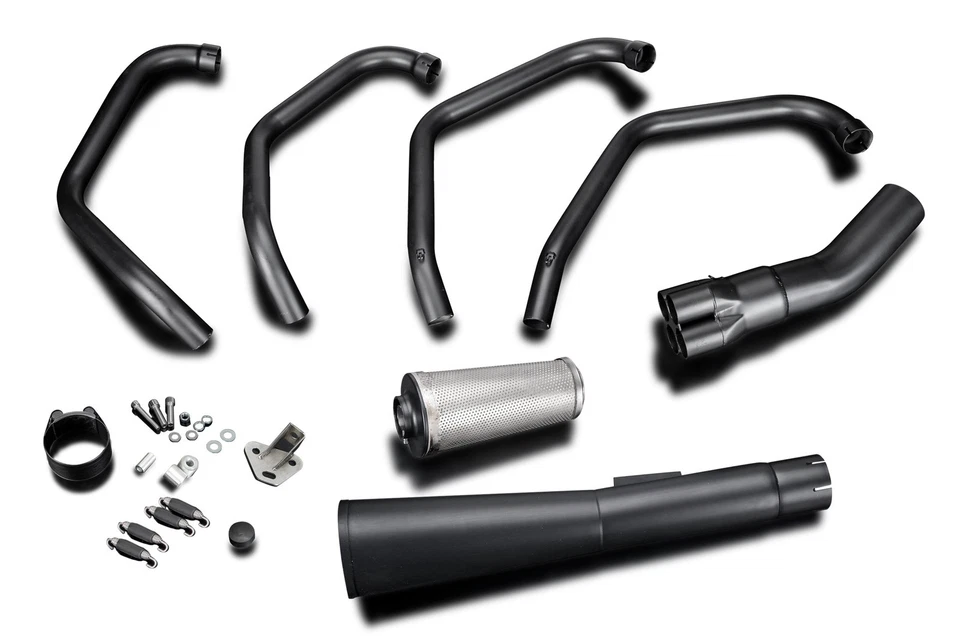 Silenciador Megáfono Clásico Negro Cerámica Escape Completo 4-1 Foto 3 de 3