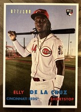 2024 Topps Transcendent Elly De La Cruz RCTHROUGH THE YEARS 77/100 Reds Rookie