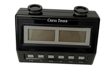 Chess Timer battery operated  black plastic p...