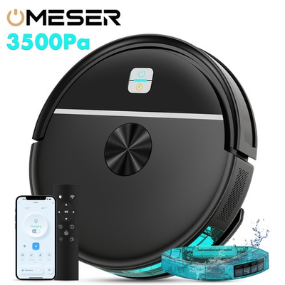#ad OMESER Robot Vacuum Cleaner 2 in 1 Robot Vacuum Mop 35KPa Self Charging Sweeping $45.00
