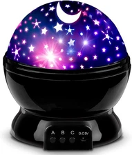 Starry Sky Rotating Projection Lamp Galaxy LED Projection Kids Christmas Gift