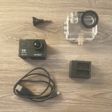 AKASO EK7000 4K Ultra HD Action Camera Black missing battery cover 