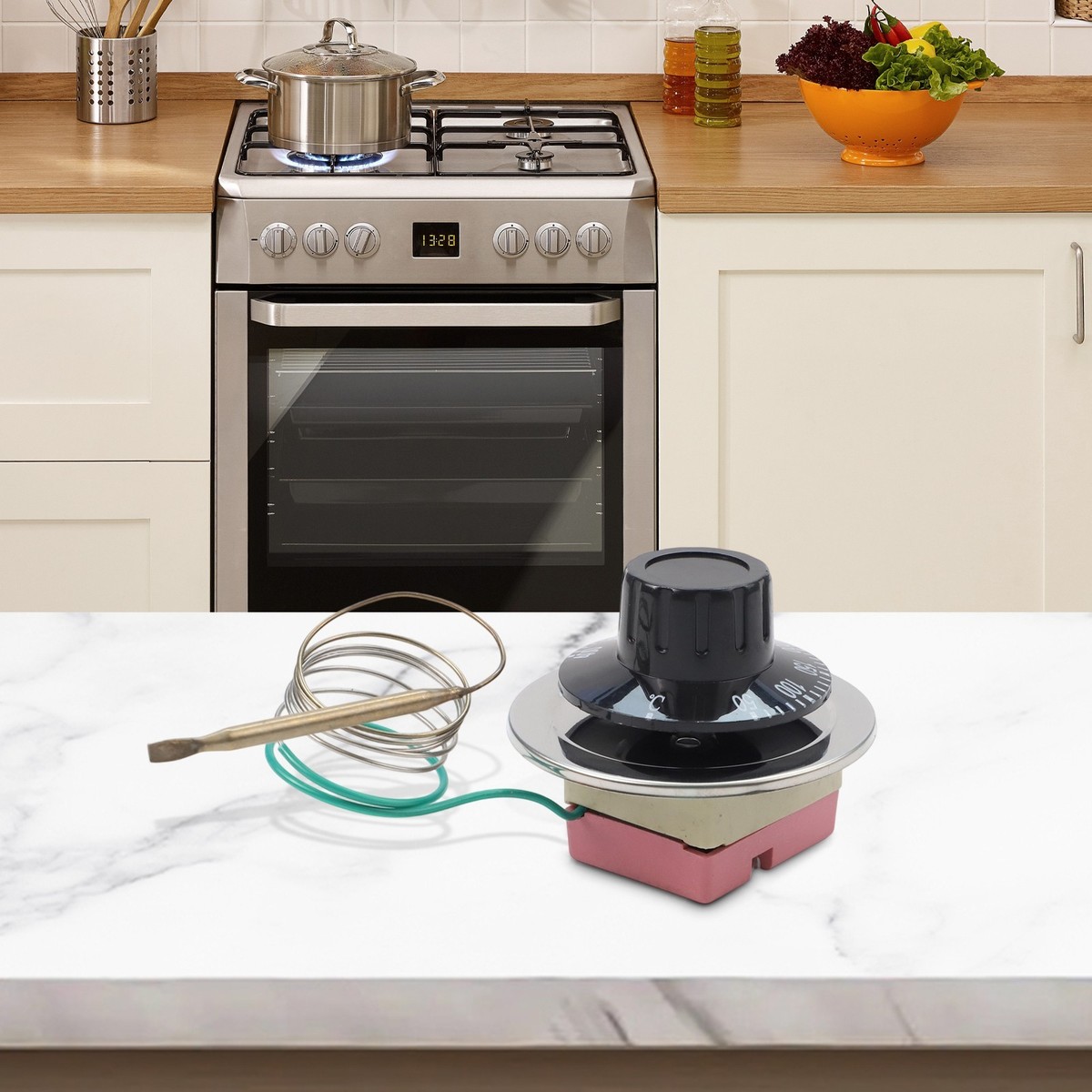 BESTYASH Thermostat De Rechange Fiable Pour Four électrique, Friteuse à Air Et Chauffe-eau, Vis Incluses