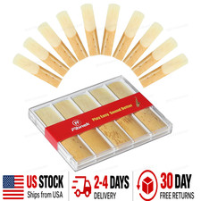 10 Pack Alto Saxophone Reeds Strength 2.0 Soft for Beginners Children Plastic