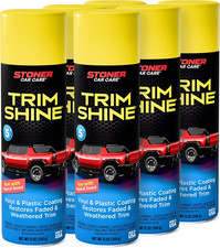 91034-6PK Trim Shine Black Trim and Plastic Restorer for Cars Vinyl and Plas