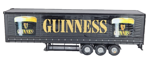 Corgi 59529 Scale 1:64 Guinness Black Curtainside Tri Axle Truck Trailer Unboxed | Condition: Used