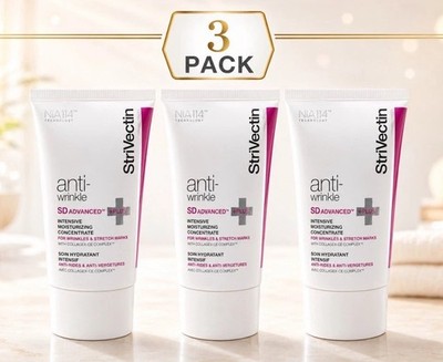 3 Pack StriVectin SD Advanced PLUS Moisturizer 1.6 oz Each Anti-Wrinkle Cream