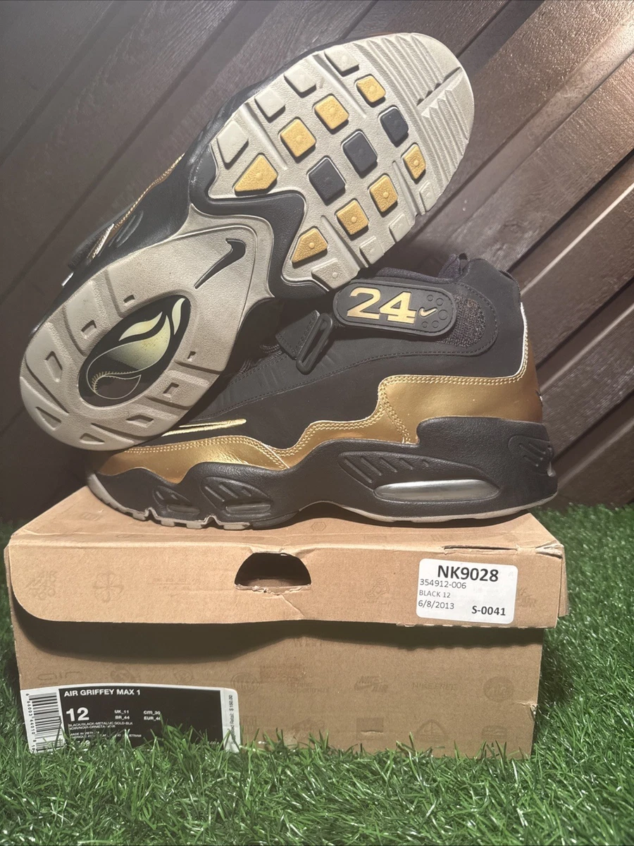 Nike Air Griffey Max 1 Black ゴールド Las mejores ofertas en Nike Air Griffey Max 1 Black Metallic | eBay