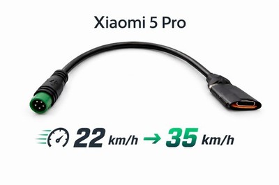 Xiaomi 5 pro USB-C Tuning Adapter bis 35 km/h   Neu & sofort versandbereit